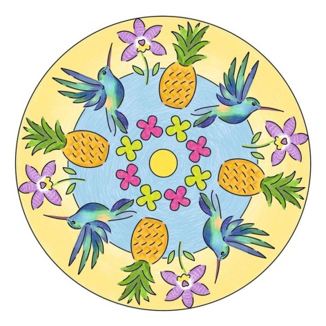 Mandala Designer Flamingo and Friends - juego de mesa