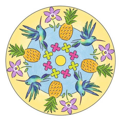 Mandala Designer Flamingo and Friends - juego de mesa