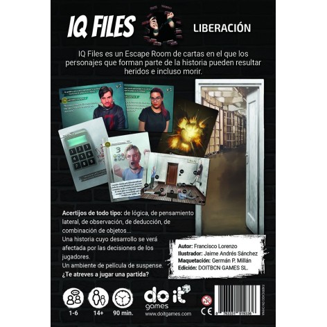 IQ Files: Liberacion - juego de cartas