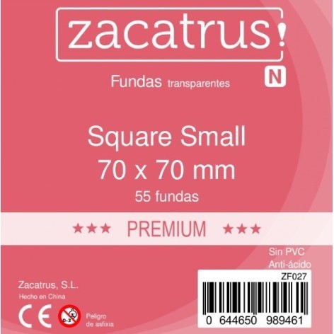 Fundas Cuadradas PREMIUM Zacatrus 70x70mm