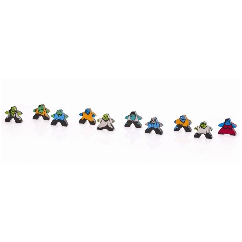 Meeples Zombie - accesorio juego de mesa