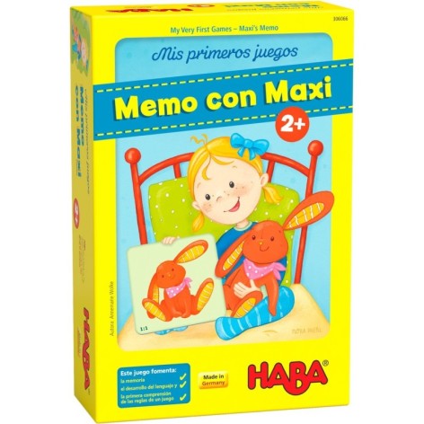 Mis primeros juegos: Memo con Maxi - juego de mesa para niños