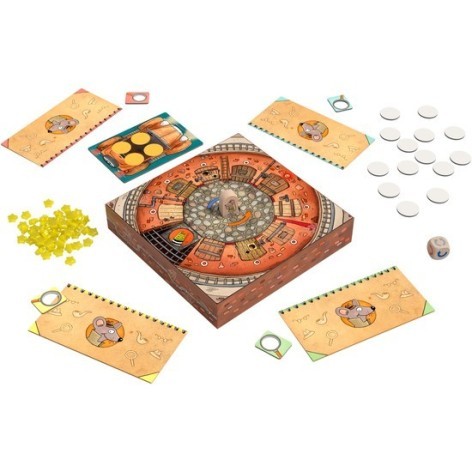 Al Comisario Ratonez no se le Escapa Nadie - juego de mesa para niños