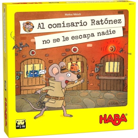 Al Comisario Ratonez no se le Escapa Nadie - juego de mesa para niños