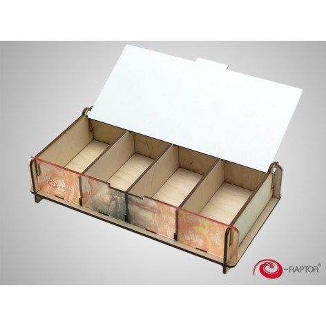 Caja para guardar Componentes Cybernetics Army (Token Box) - Talla L