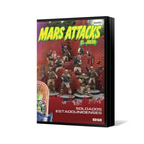 Mars Attacks: Soldados estadounidenses juego de mesa