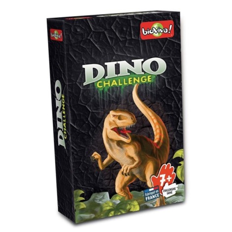 Dino Challenge: Edicion negra juego de cartas educativo