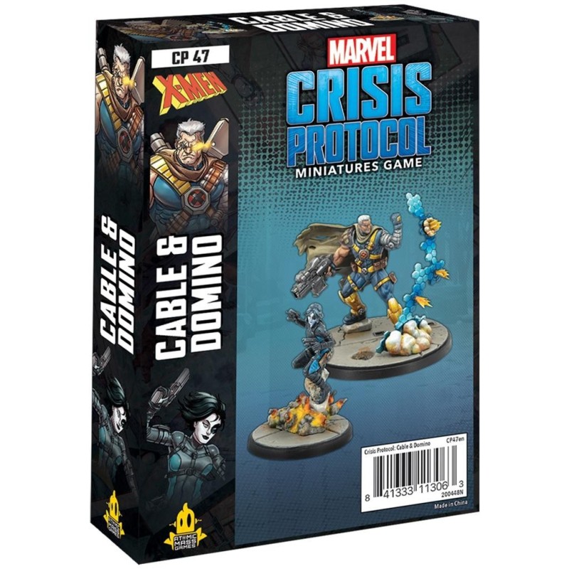 Marvel Crisis Protocol Domino and Cable - expansión juego de mesa