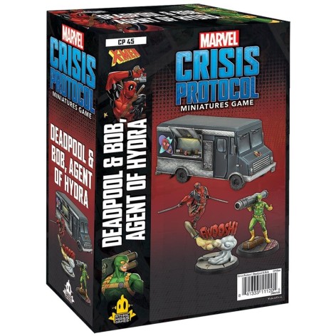 Marvel Crisis Protocol Deadpool and Bob - expansión juego de mesa
