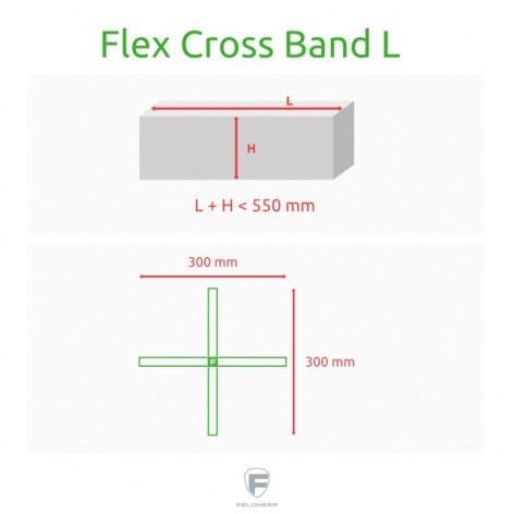 Banda Elástica para Cajas de Juegos de Mesa Talla L (Cross Band Feldherr Flex)