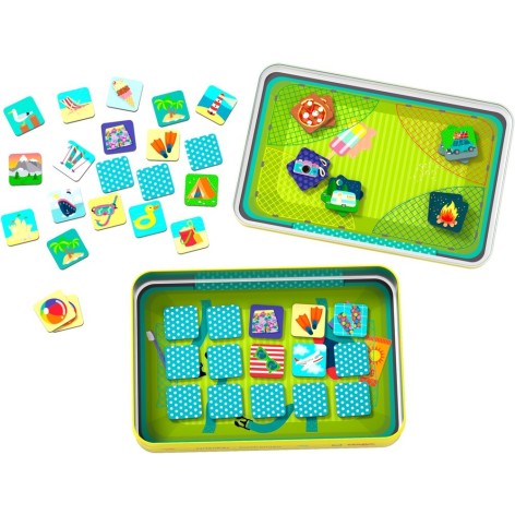 Memo Vacaciones - juego de mesa para niños