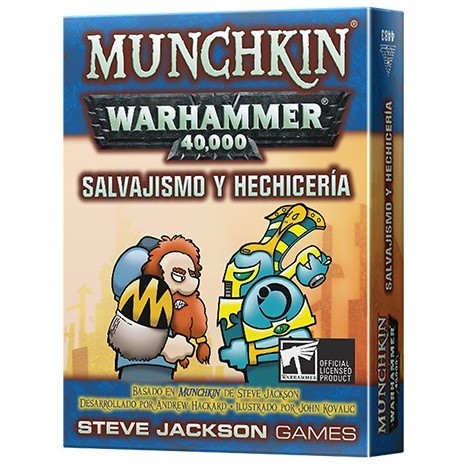 Munchkin Warhammer 40.000: Salvajismo y Hechiceria - expansión juego de cartas