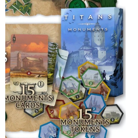 Titans: Monuments (castellano) - expansion juego de mesa