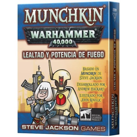 Munchkin Warhammer 40.000: Lealtad y Potencia de Fuego - expansión juego de cartas