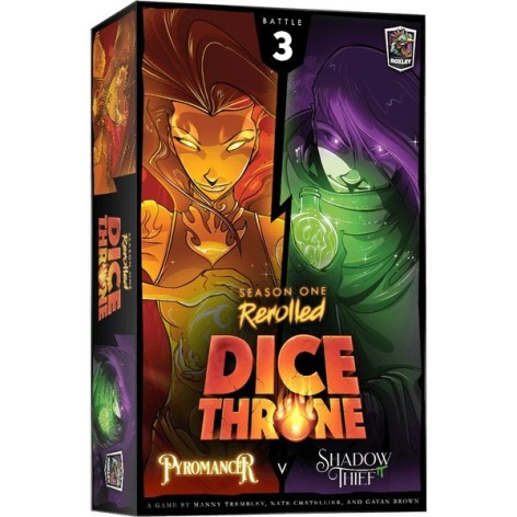 Dice Throne Season One Rerolled: Pyromancer vs Shadow Thief - expansión juego de mesa