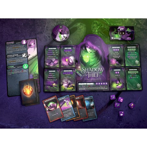 Dice Throne Season One Rerolled: Pyromancer vs Shadow Thief - expansión juego de mesa