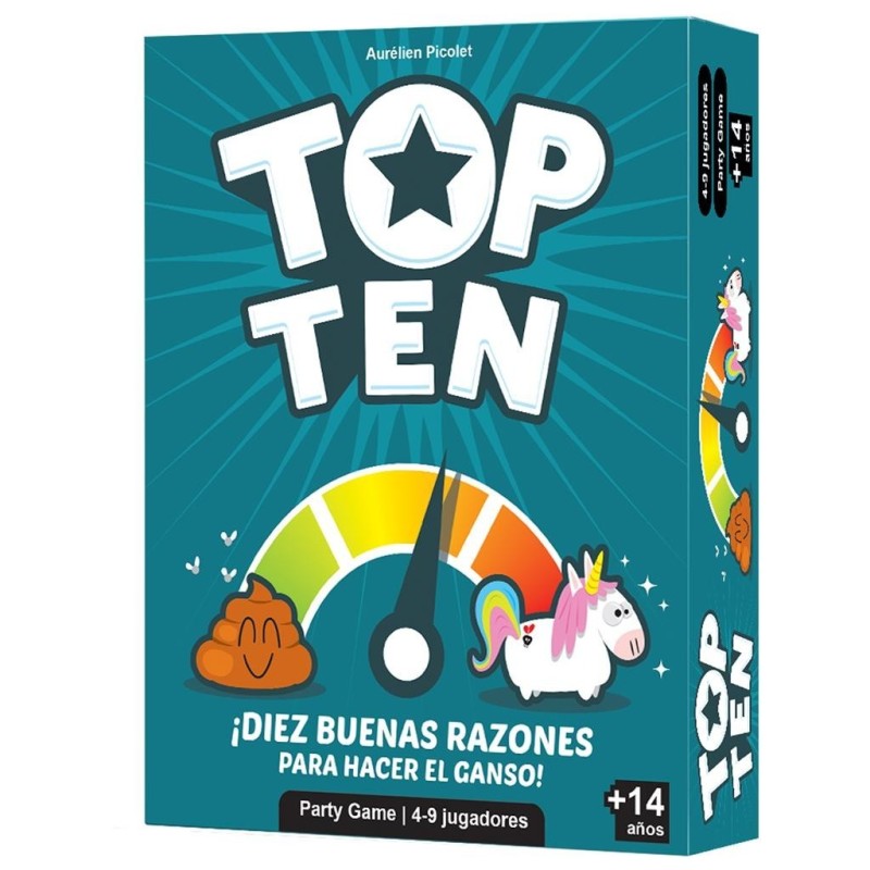 Top Ten - juego de cartas