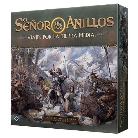 El Señor de los Anillos Viajes por la Tierra Media: Vientos de Guerra - expansión juego de mesa