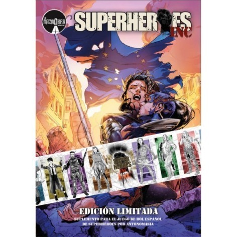 Superheroes INC: Pantalla del DJ + Suplemento Edicion Limitada - suplemento de rol