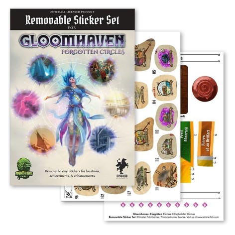 Gloomhaven: removable sticker set: Forgotten Circles - accesorio juego de mesa