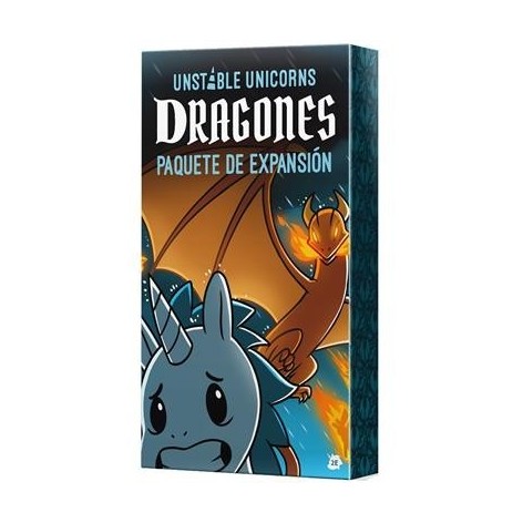 Unstable Unicorns: Dragones - expansión juego de cartas