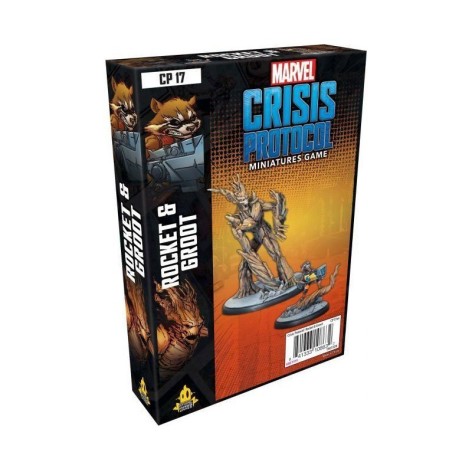 Marvel Crisis Protocol Rocket and Groot - expansión juego de mesa