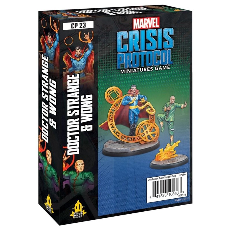 Marvel Crisis Protocol Dr Strange and Wong - expansión juego de mesa