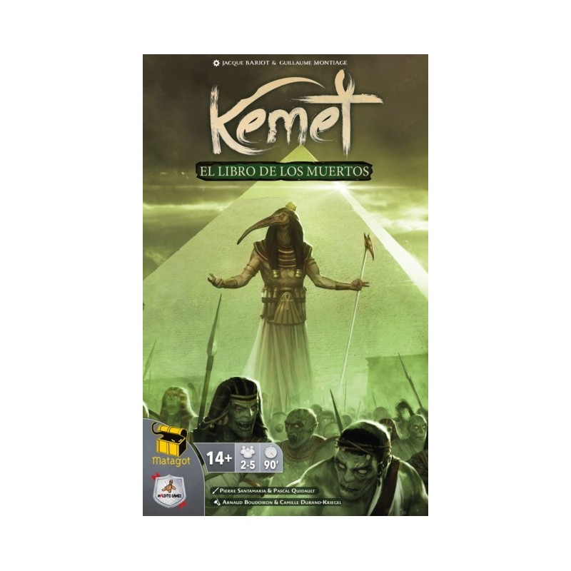 Kemet Sangre y Arena: El Libro de los Muertos - expansión juego de mesa