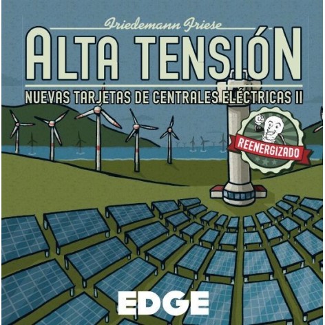 Alta Tension: Nuevas Tarjetas de Centrales Electricas 2 - expansión juego de mesa