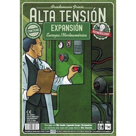 Alta Tension: Europa y Norte America - expansión juego de mesa