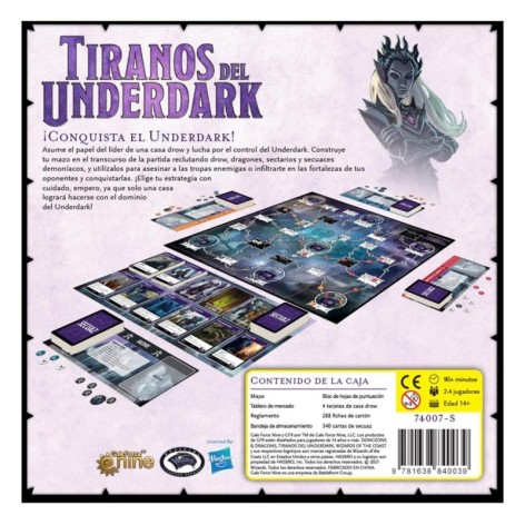 Dungeons and Dragons: Tiranos de Underdark (castellano) juego de mesa