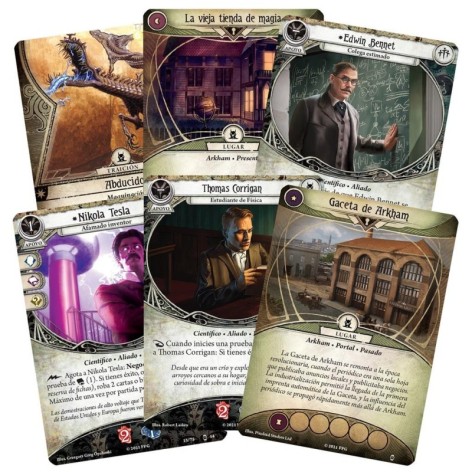 Arkham Horror: Maquinaciones por el Tiempo - expansión juego de cartas