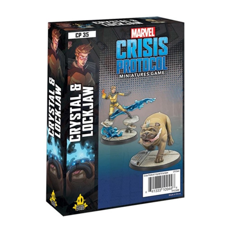 Marvel Crisis Protocol: Crystal and Lockjaw - expansión juego de mesa
