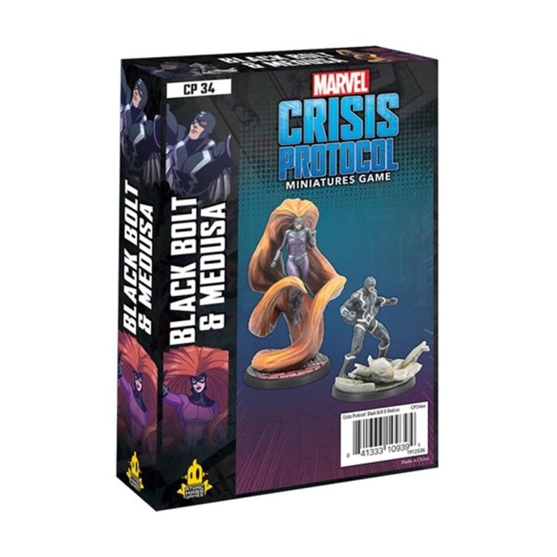 Marvel Crisis Protocol: Black Bolt and Medusa - expansión juego de mesa