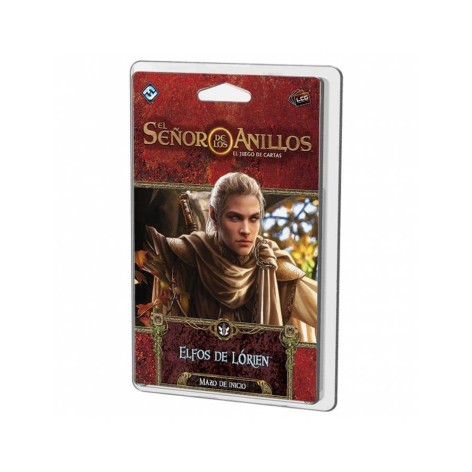El Señor de los Anillos LCG: Elfos de Lorien Mazo de Inicio - expansión juego de cartas
