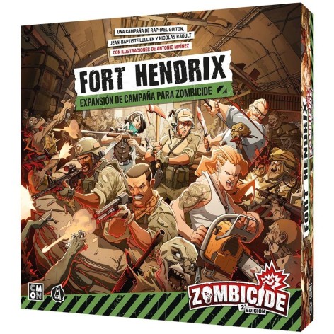 Zombicide Segunda Edicion: Fort Hendrix - expansión juego de mesa
