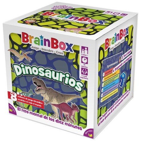 BrainBox: Dinosaurios - juego de cartas para niños