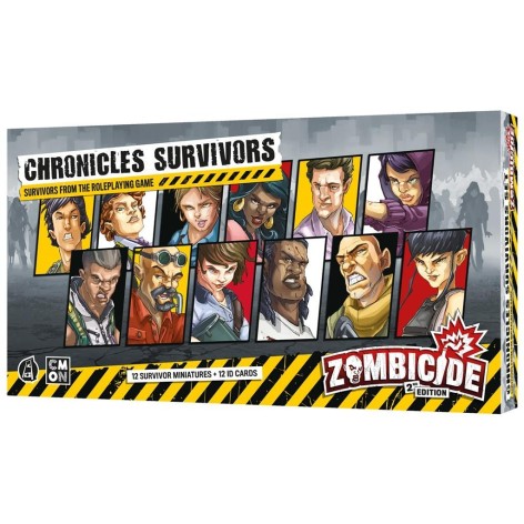 Zombicide Segunda Edicion: Chronicles Survivor Set (castellano) - expansión juego de mesa