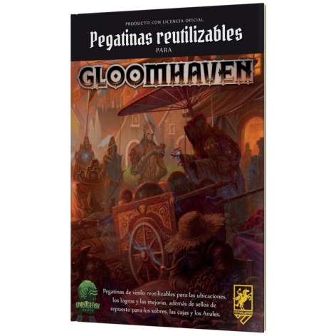 Gloomhaven: pegatinas reutilizables