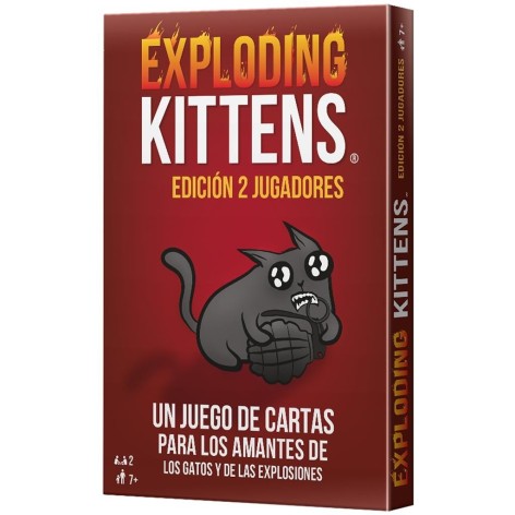 Exploding Kittens: Edicion 2 Jugadores - juego de cartas