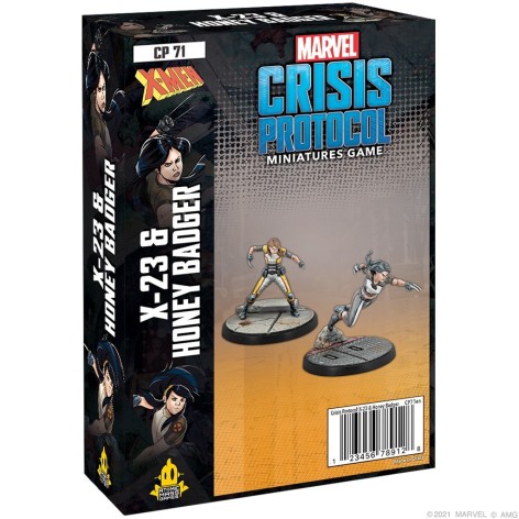 Marvel Crisis Protocol: X-23 and Honey Badger - expansión juego de mesa