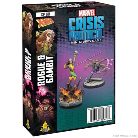 Marvel Crisis Protocol: Gambit and Rogue - expansión juego de mesa