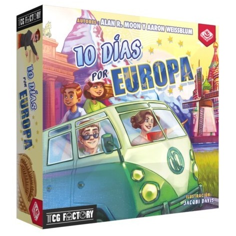 10 Dias por Europa - juego de tablero