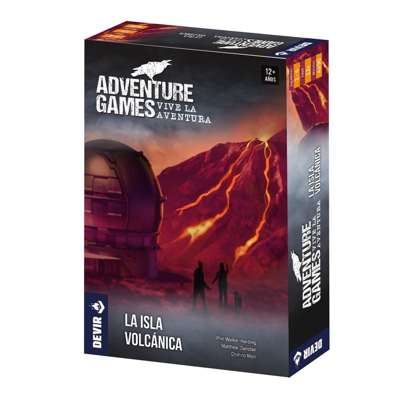 Adventure Games: la Isla Volcanica - juego de cartas