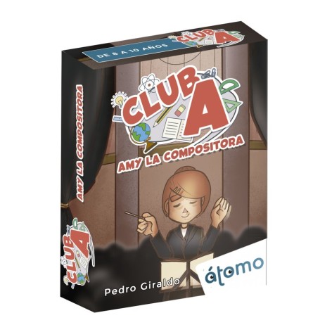 Club A: Amy la Compositora - juego de cartas para niños 
