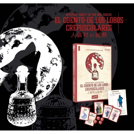 Mystery Party in the Box Series: el Cuento de los Lobos Crepusculares - juego de cartas