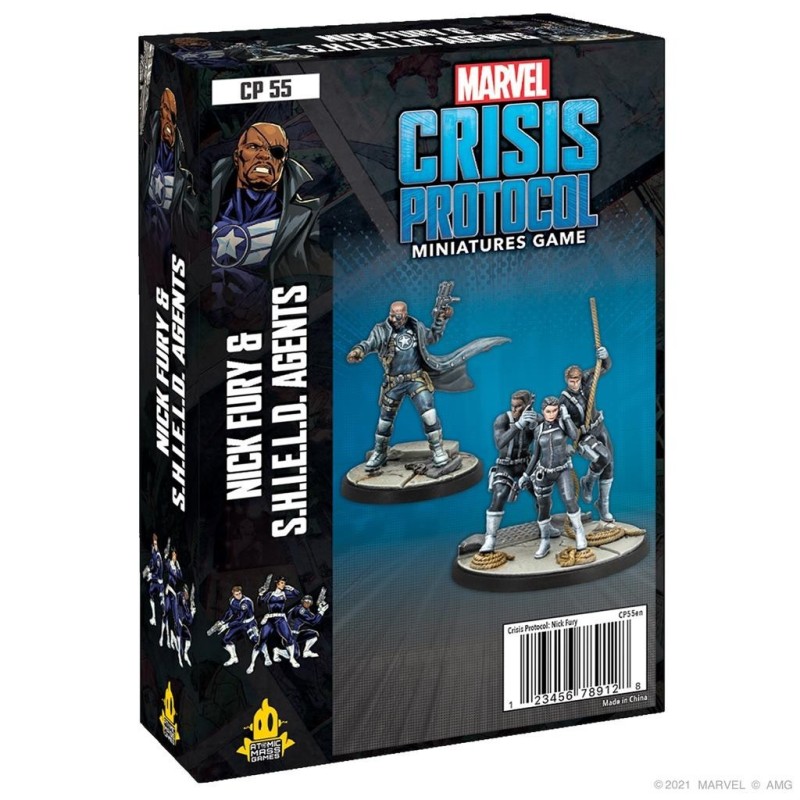 Marvel Crisis Protocol: Nick Fury JR and SHIELD Agents - expansión juego de mesa