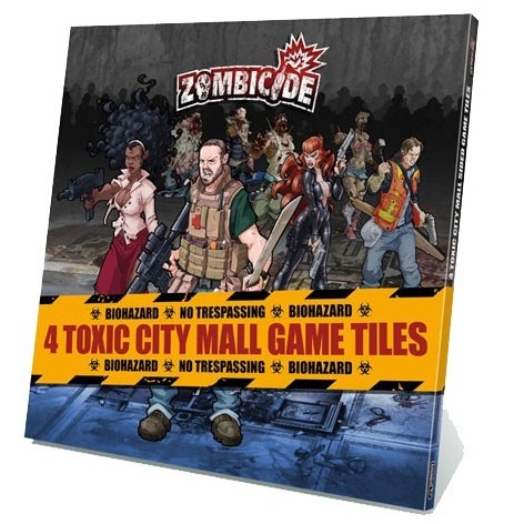 Zombicide Toxic City Mall Game Tiles