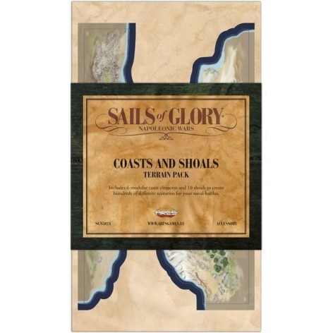Sails of Glory: Coast and shoals terrain pack