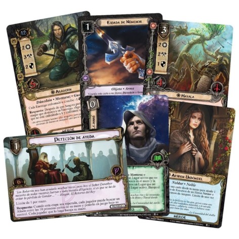 El Señor de los Anillos LCG: Angmar Despertado Expansion de Heroes - Expansión juego de cartas